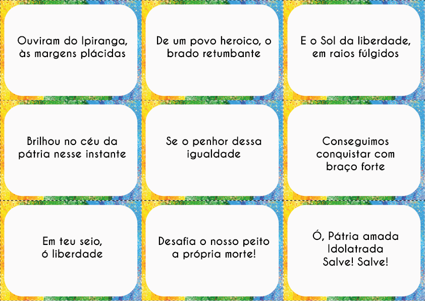 Atividade Hino Nacional