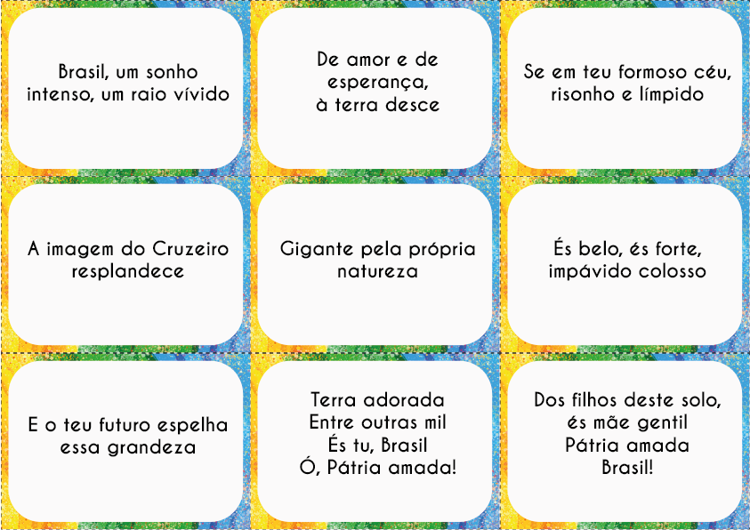 Atividade Hino Nacional