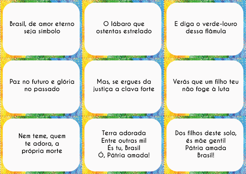 Atividade Hino Nacional